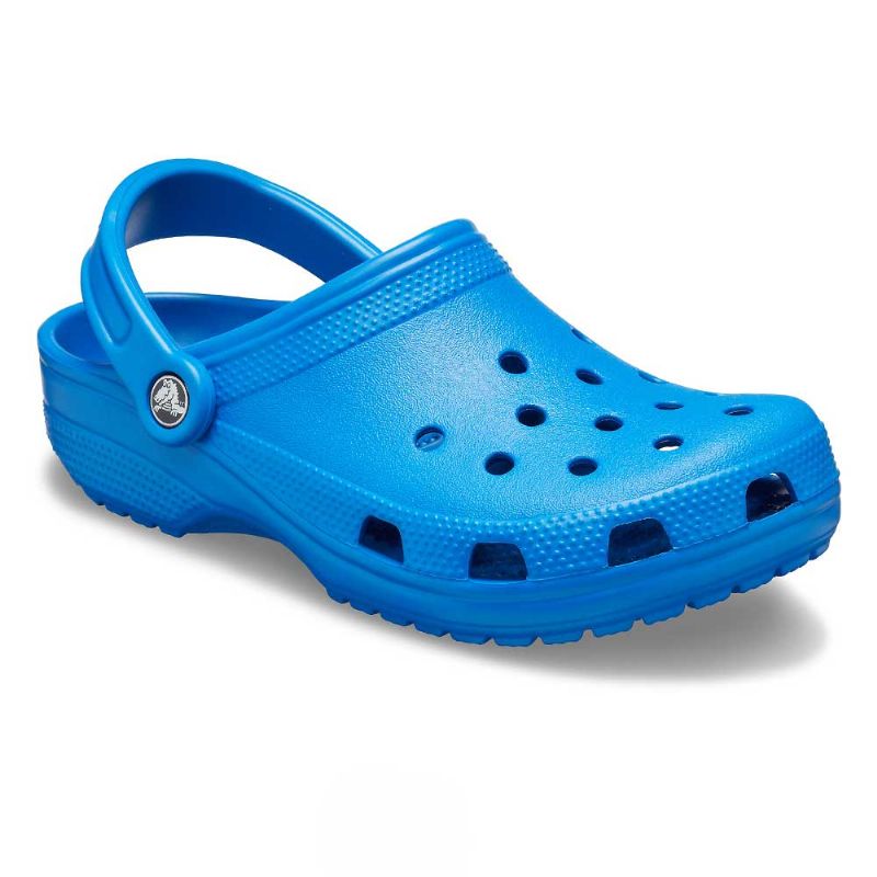 bright blue crocs